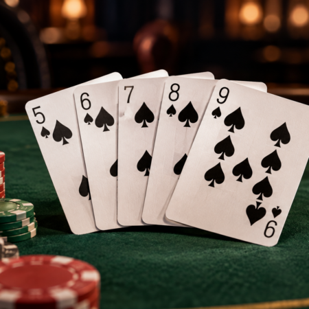 Hva er en straight flush i poker?