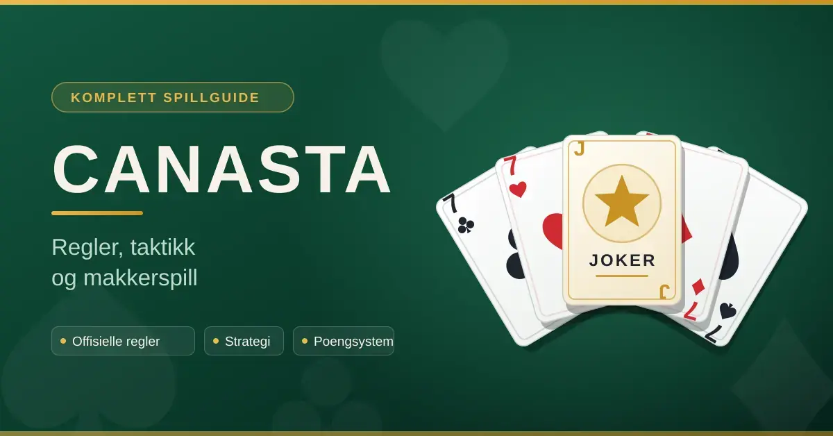 Canasta – den ultimate guiden til reglene