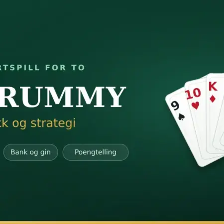 Gin Rummy: Den ultimate guiden til det klassiske kortspillet, taktikker og offisielle gin rummy regler