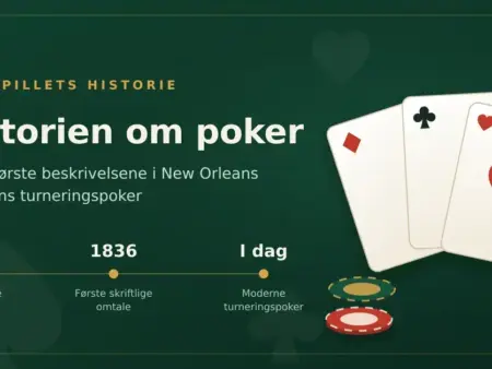 Historien om det populære kortspillet poker