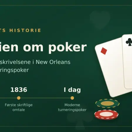 Historien om det populære kortspillet poker