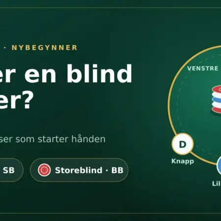 Hva er en blind i poker?