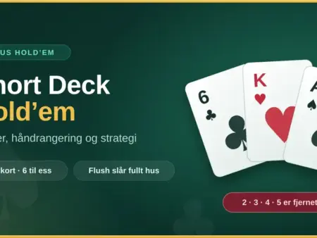 Short Deck Hold’em: regler, håndrangering og strategi