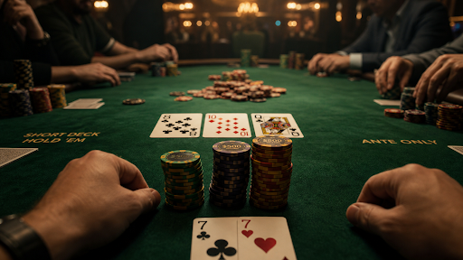 Short Deck Hold'em: regler, håndrangering og strategi
